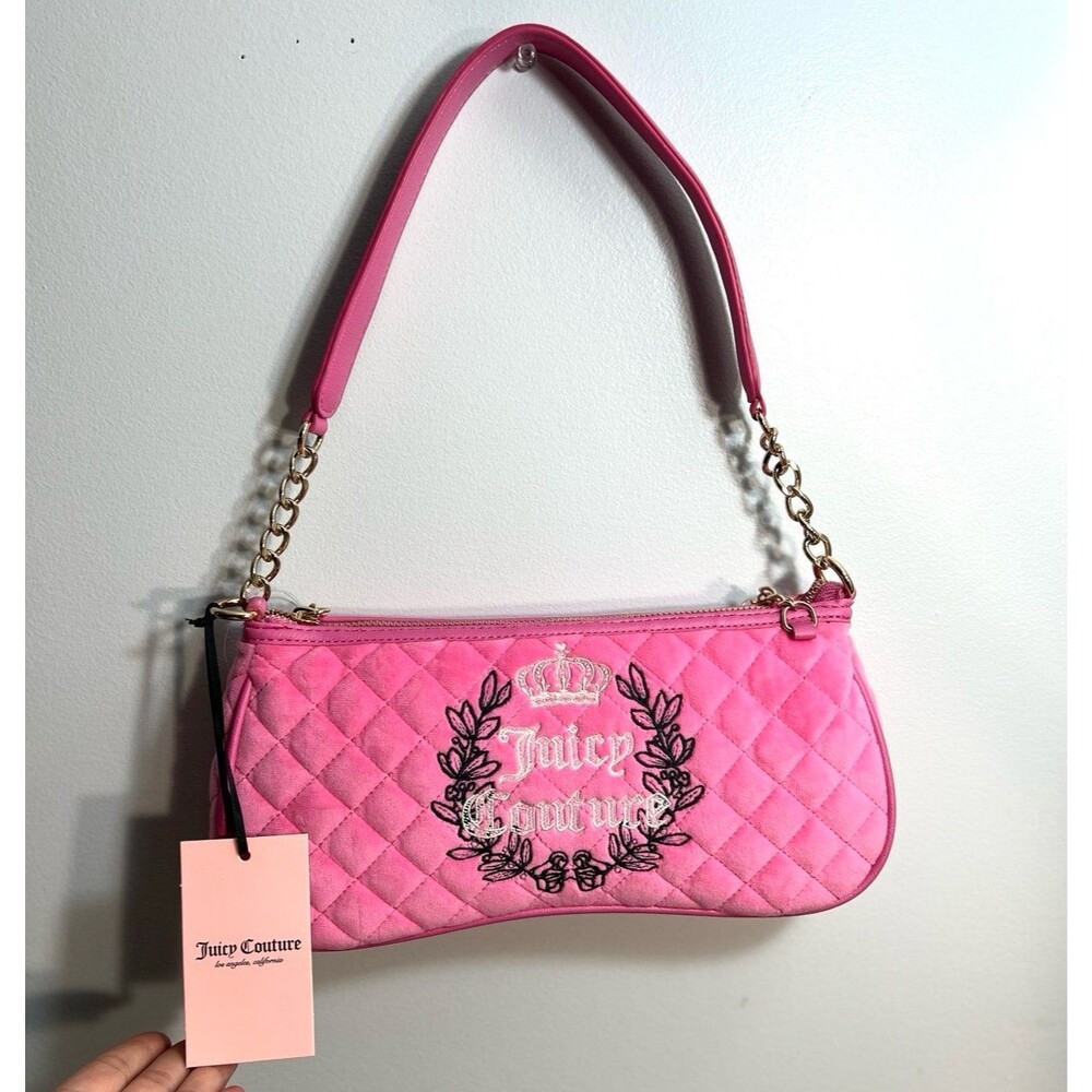 Juicy Couture Royal Moment Shoulder Bag - Juicy Pink Y2K - NWT VIRAL - Picture 4 of 9